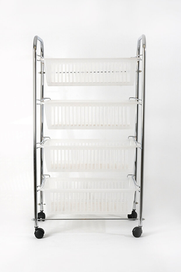 4 Katlı Sebzelik Krom Şeffaf - 3