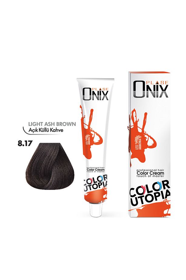 SAÇ BOYASI 8.17- AÇIK KÜLLÜ KAHVE 60 ML - 1
