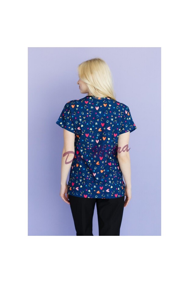 Patterned Lycra (Flexible) Bat Arm Model Surgical Single Upper HEART PATTERN - 2