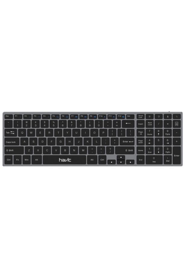 KB263BT Kablosuz Bluetooth Uzay Grisi Klavye - 1