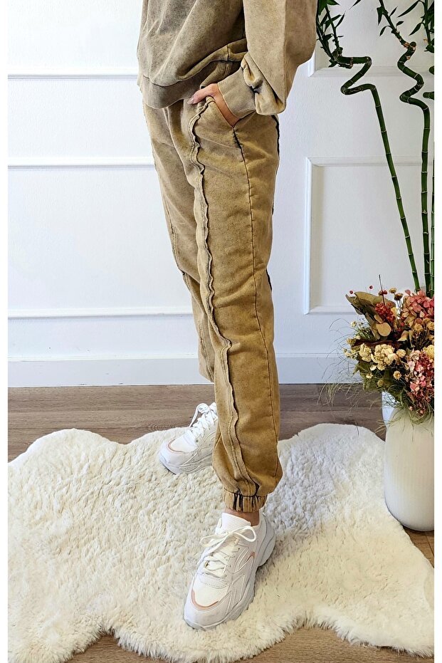 Jogger cu efect de spălare - 2