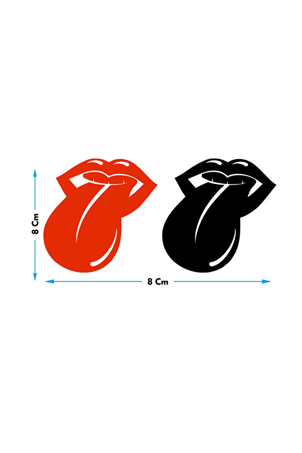 Long Tongue Auto Window Lettering 8x8 Cm Car Back Sticker Auto Glass Sticker Lettering Models Custom Design