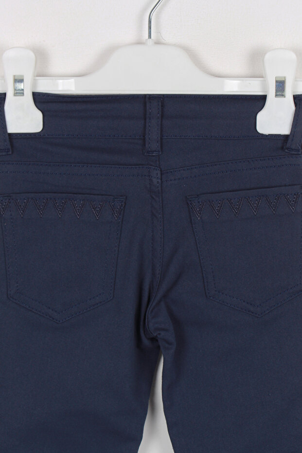 Devojčice, tamnoplave pantalone - 4