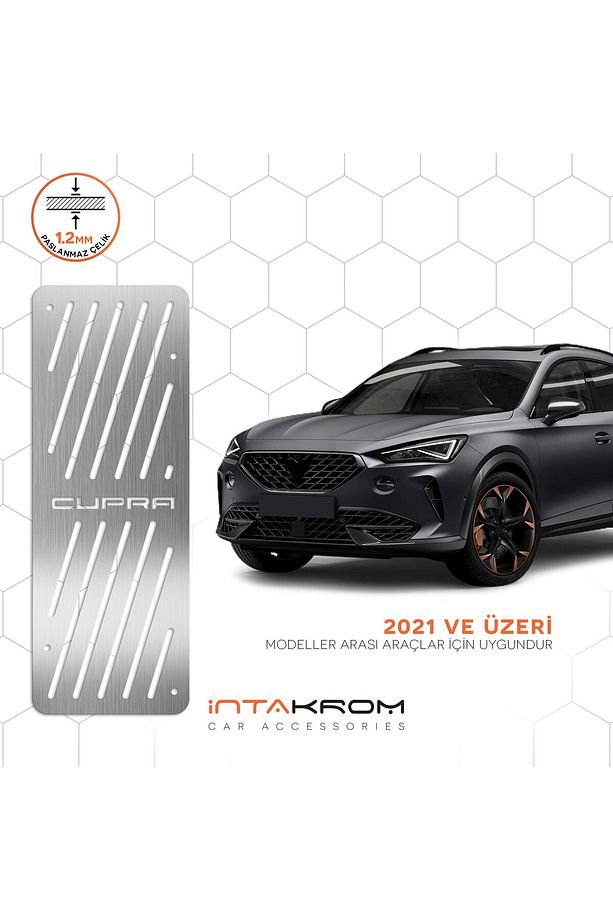 Cupra Formanter Krom Ayak Dinlendirme Pedalı 2021 ve Üzeri - 1