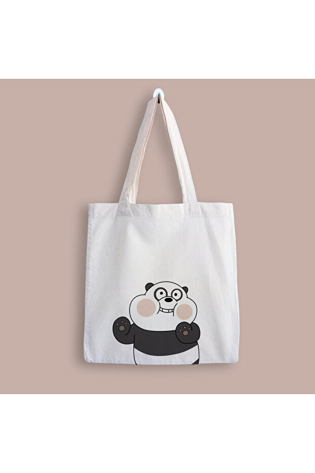 Bear Printed Cloth Bag - 1