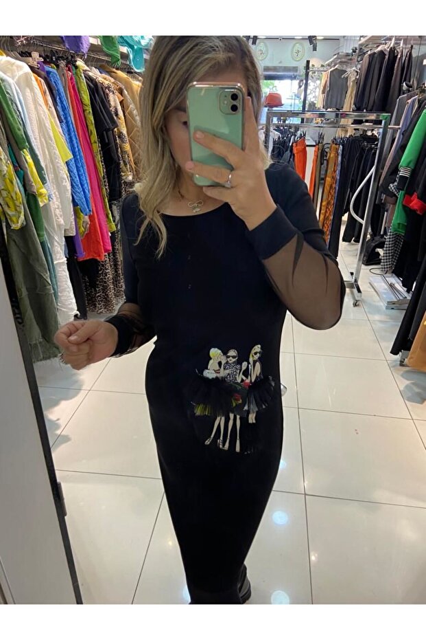 Elbise-36 - Siyah - 3