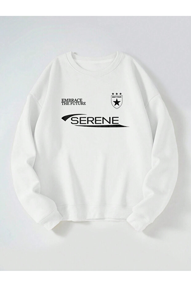 Oversize Sweatshirt Crew Neck Serene Winter
