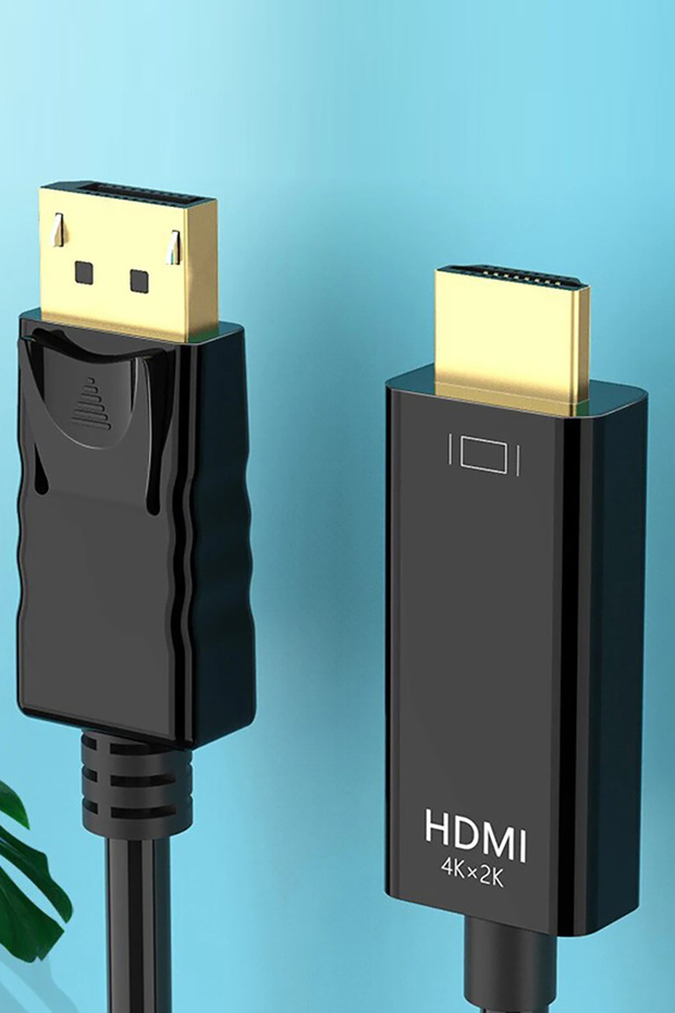 Displayport To Hdmi Kablo Display Port Dp Hdmı Çevirici Dönüştürücü 1.8m Metre Display Port Kablo - 3