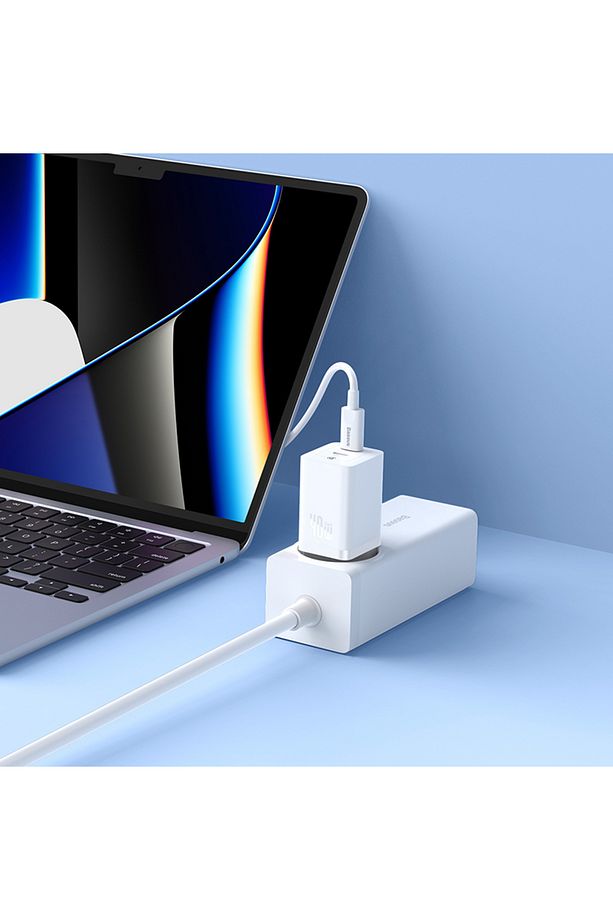 Gan5 Pro 40w Şarj Cihazı Beyaz Çıkış:type-c X2 Hızlı Şarj Ccgp180101 Duvar Tipi - 4