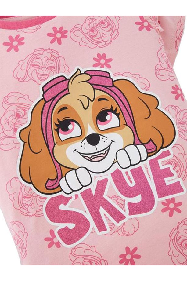 Paw Patrol Kız Çocuk Şortlu Pijama Takımı - 3