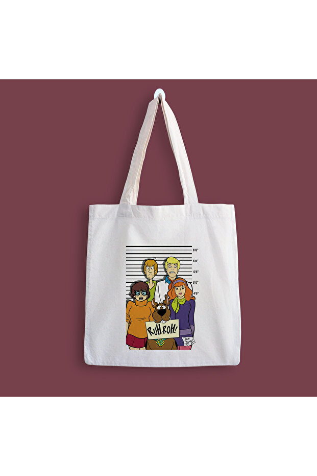 Scooby-Doo Baskılı Bez Çanta - 1