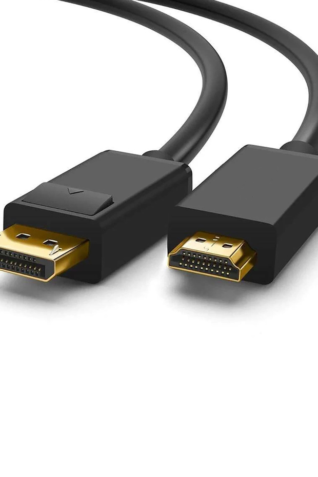 Displayport To Hdmi Kablo Display Port Dp Hdmı Çevirici Dönüştürücü 1.8m Metre Display Port Kablo - 5