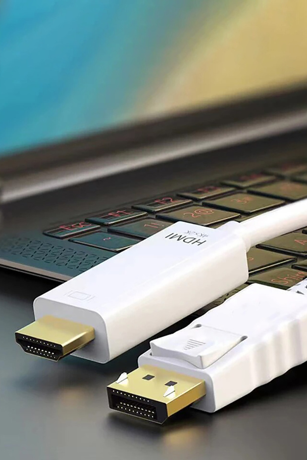 Displayport To Hdmi Kablo Display Port Dp Hdmı Çevirici Dönüştürücü 1.8m Metre Display Port Kablo - 1