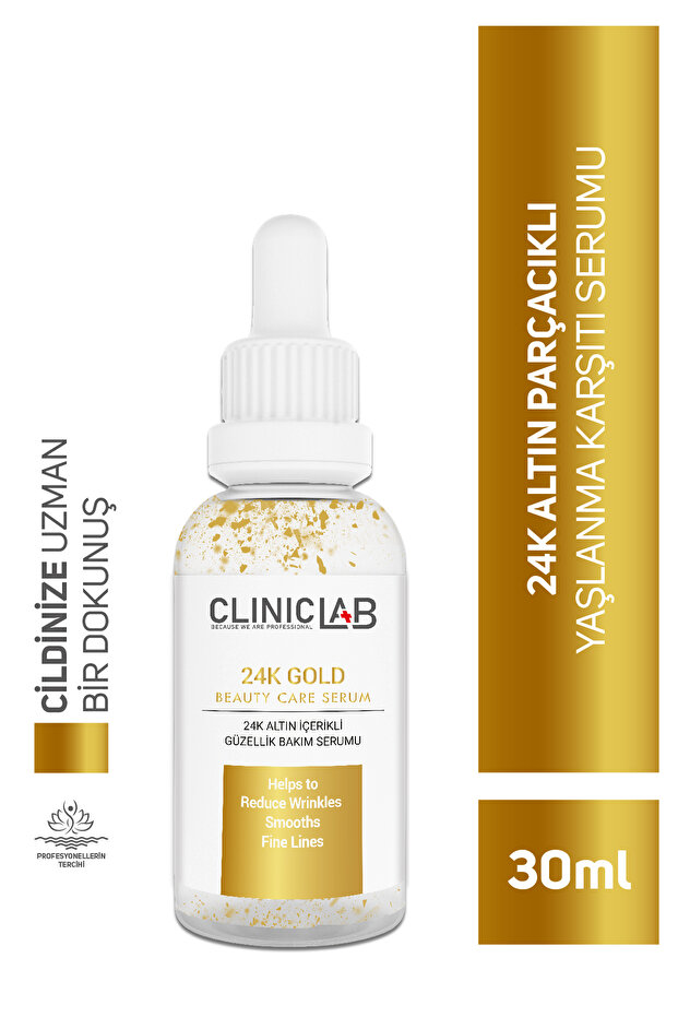 24K Altın Parçacıklı Yaşlanma Karşıtı Bakım Serumu 30 ml - 1