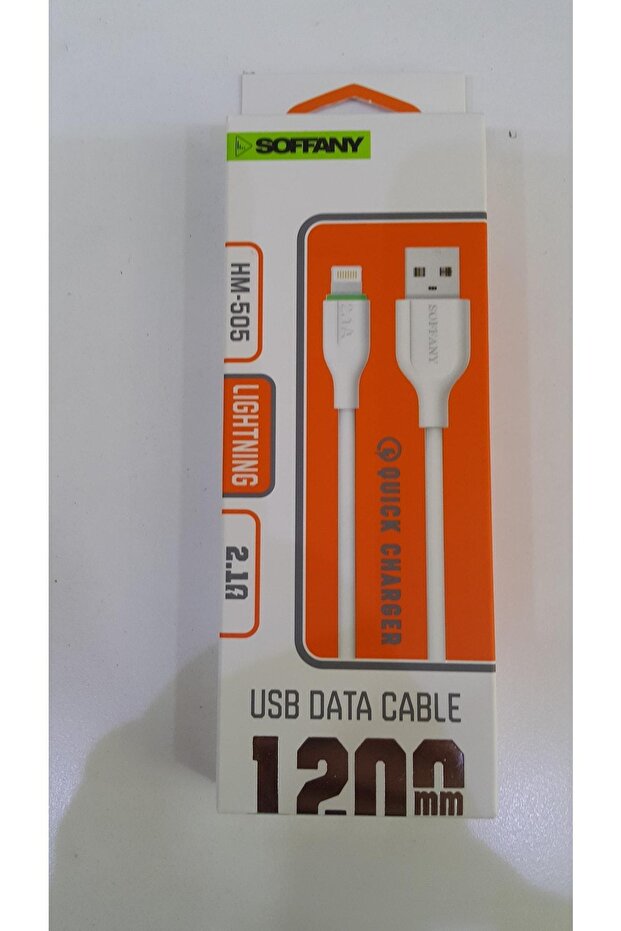 Hm-505 2.1a Lightning Apple Hızlı Şarj Data Kablosu - 1