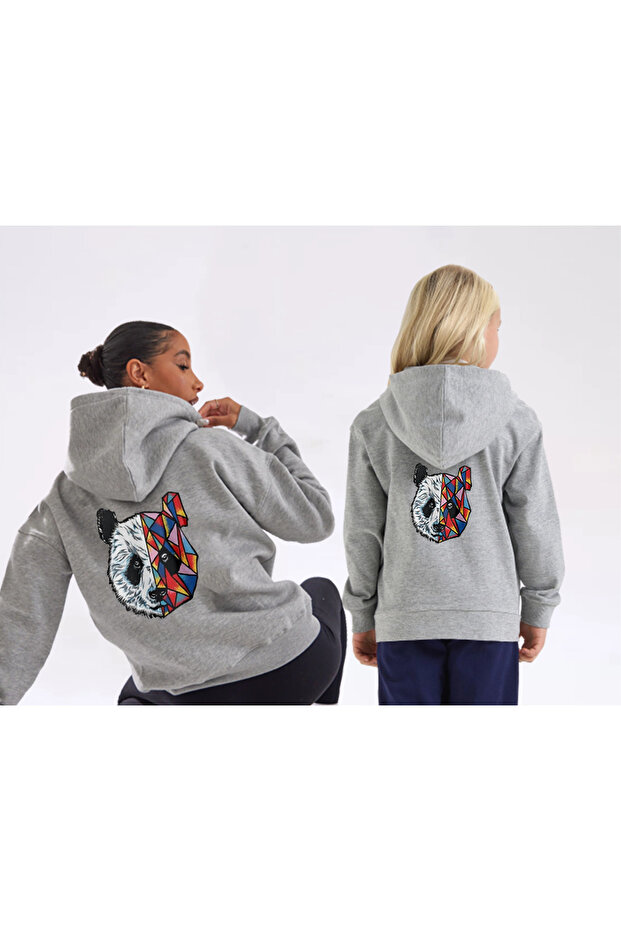 Vonix Mother and Child Sweatshirt Panda Printed ( Add 2 Baskets to Make a Combination)