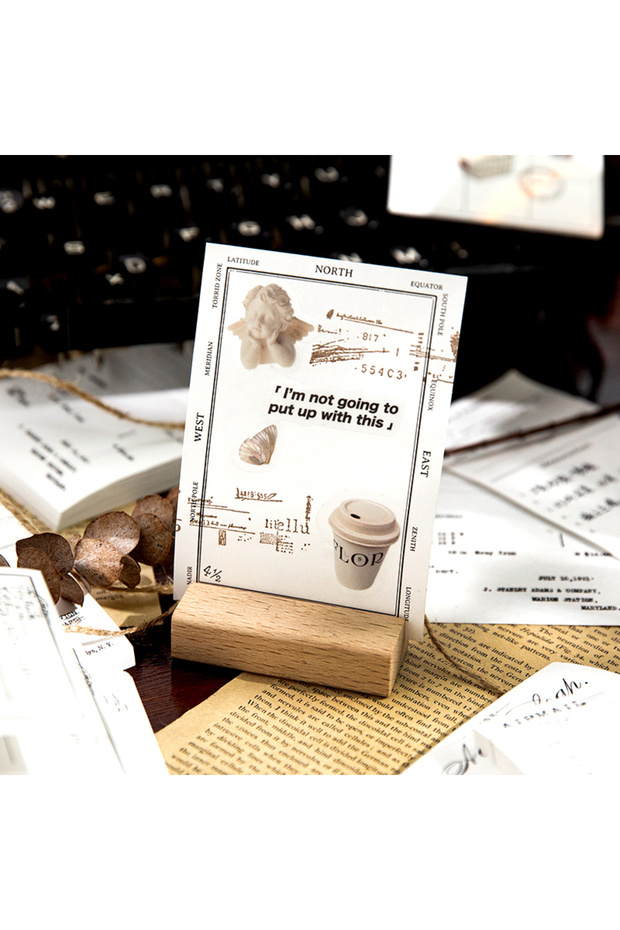 50 Sayfa Scrapbook Journal Memo Pad - 4