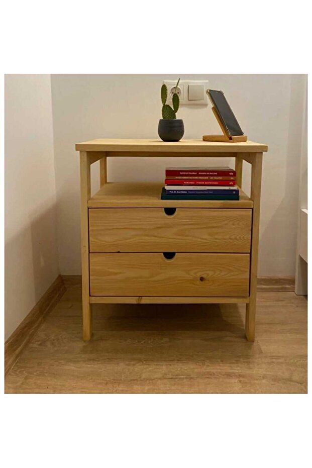 Masif Ahşap Komodin - 1