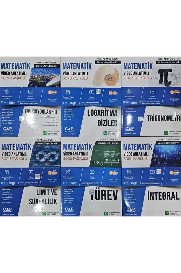 ÇAP YAYINLARI AYT MATEMATİK FASİKÜL SETİ - 2
