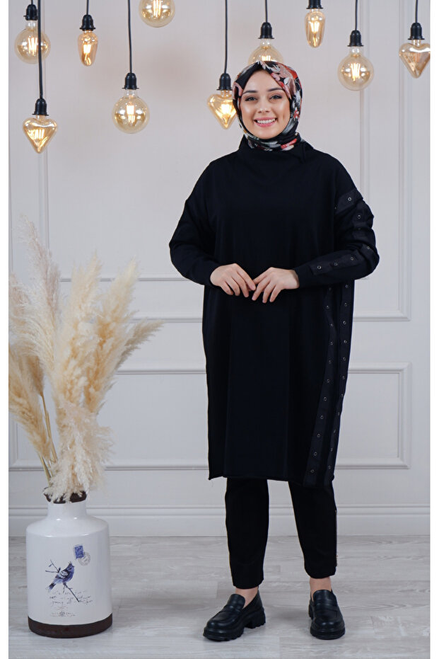 Triko Tunik 34021 Siyah - 1