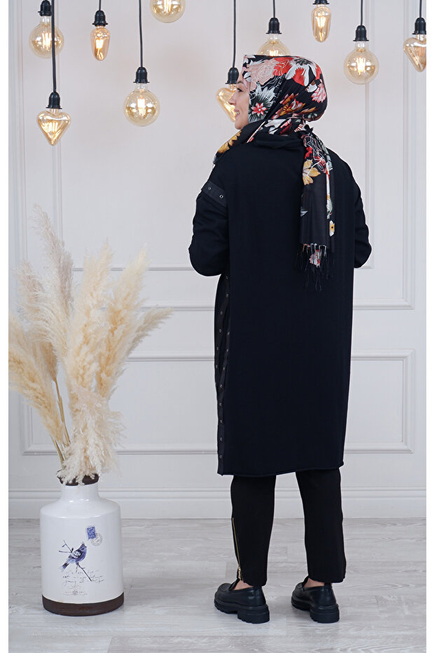 Triko Tunik 34021 Siyah - 3