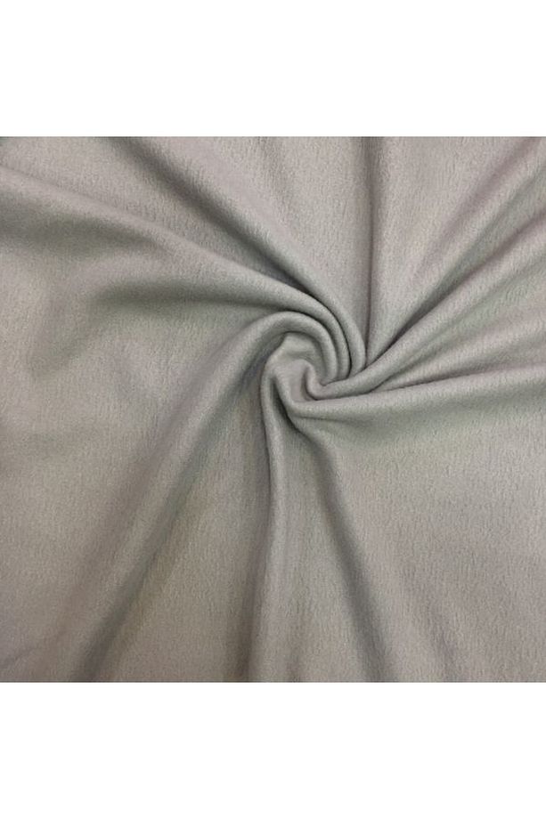 Açık Gri Universal Kaliteli Tüylenmez Kalın Polar Kumaş En 180cm (1 ADET=1 METRE) - 1