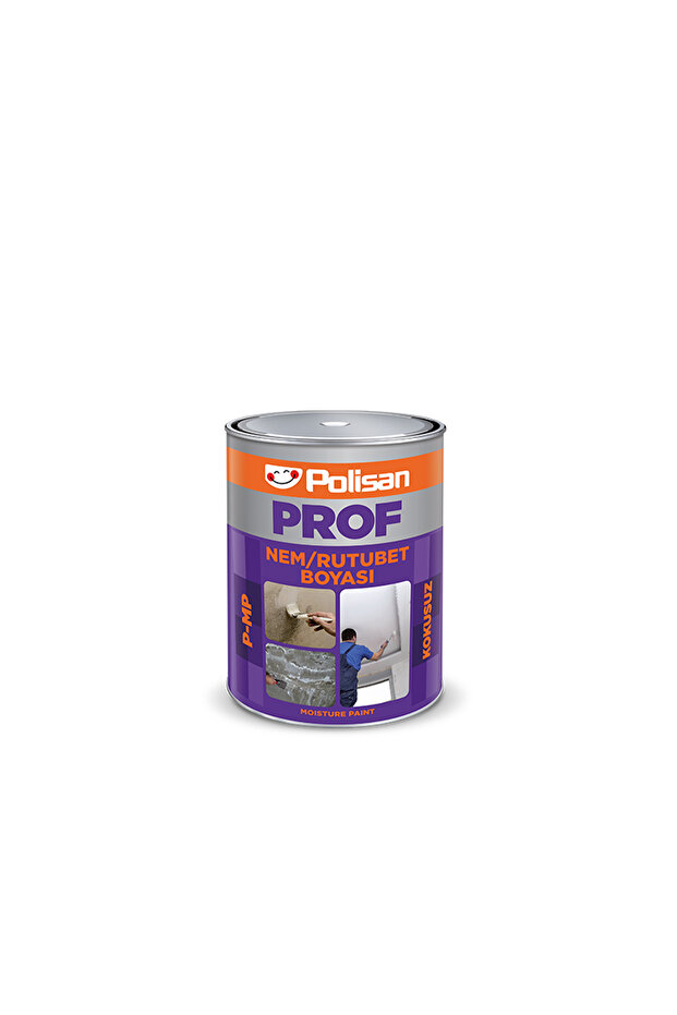 PROF P-MP SOLVENTSİZ RUTUBET NEM BOYASI KOKUSUZ 1KG BEYAZ - 1