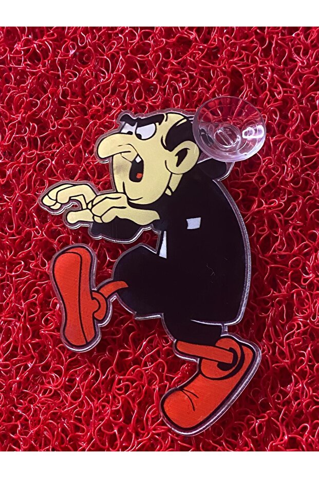 Gargamel Film Character Glass Ornament with Suction Cup