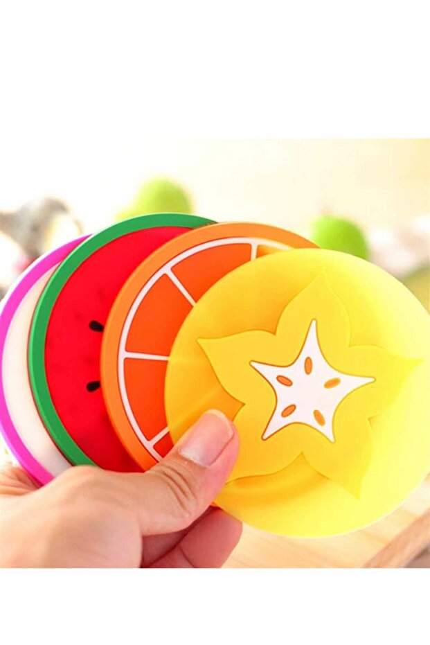 كوستر الفاكهة منقوشة قطعة كوستر - 2