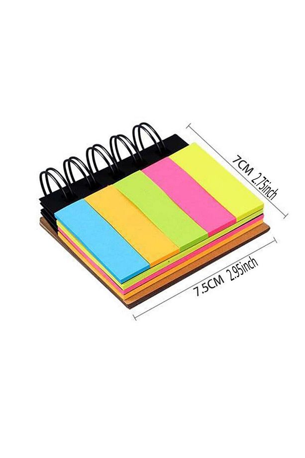 Yapışkan Postitli Mini Not Defteri - 5