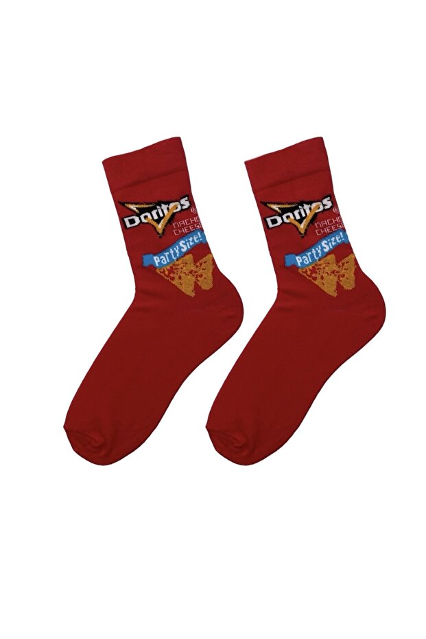 Patterned Character Colorful Socket Socks Çk22 - 1