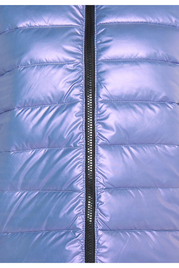 Shiny quilted jacket - 3