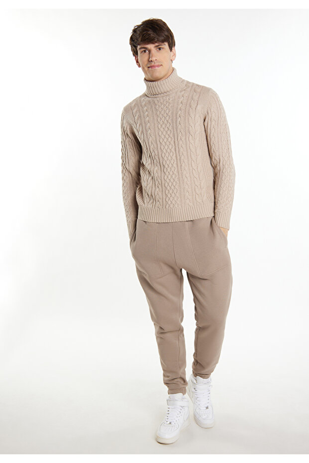 Pullover mit Zopfstrick chabby - 1
