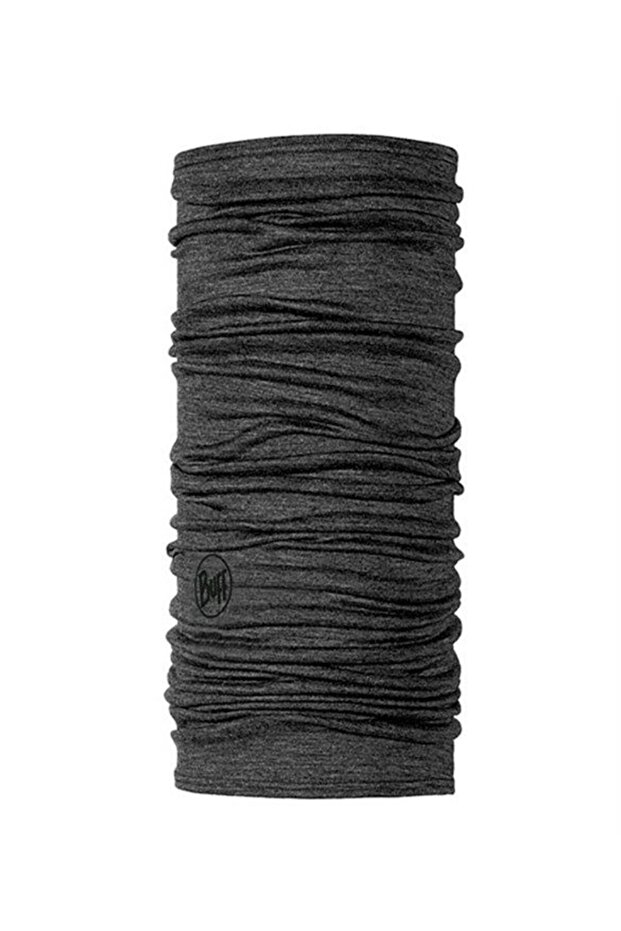 Merıno Lıghtweıght Solıd Gri Unisex Bandana - 1
