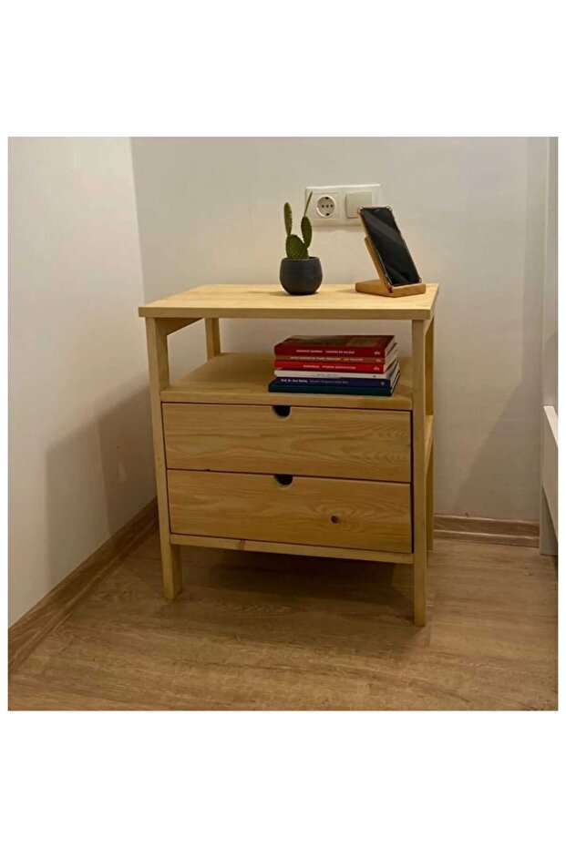 Masif Ahşap Komodin - 3