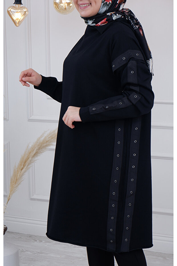 Triko Tunik 34021 Siyah - 4