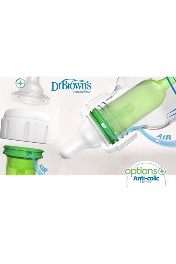 60 ml Mini Dar Ağız Options Pp Biberon Prematüre Biberon Emziği Ile Yenidoğan 0+3 Ay - 3