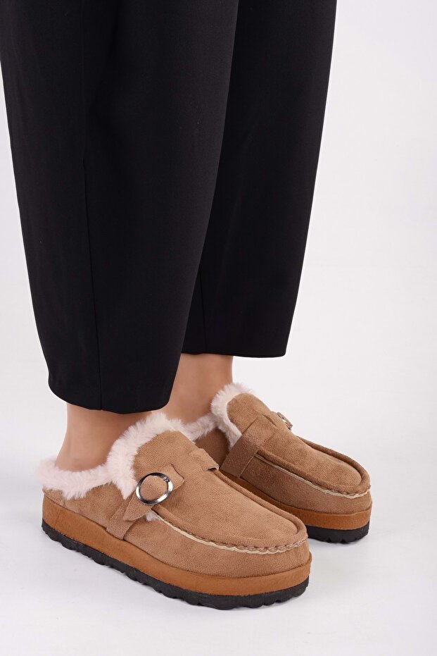 Women's Softie Mink Suede Furry Flat Slippers