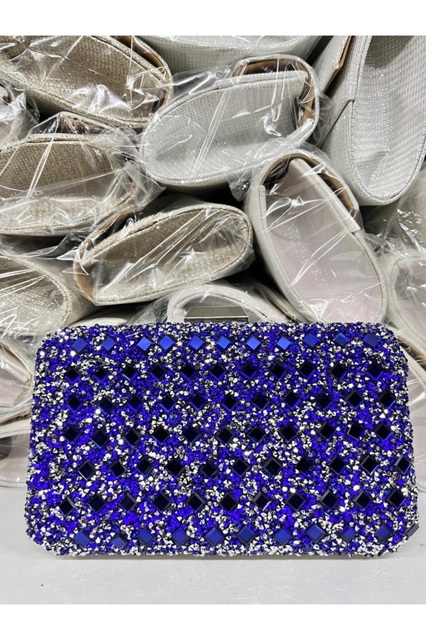 Taşlı abiye çanta - 6