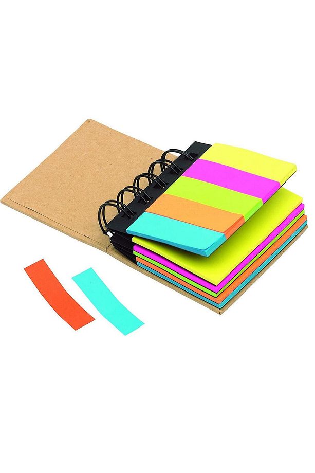 Yapışkan Postitli Mini Not Defteri - 3