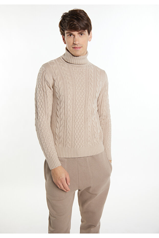 Pullover mit Zopfstrick chabby - 2