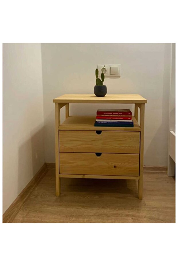 Masif Ahşap Komodin - 2