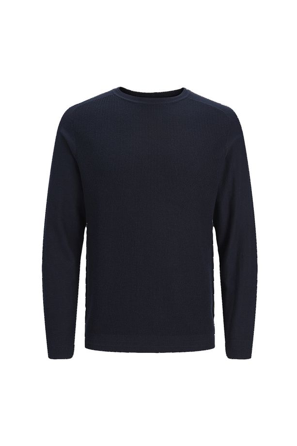 Bisiklet Yaka Standart Lacivert Erkek Kazak 12240711_JPRBLAANDERSON KNIT STRUCT - 5