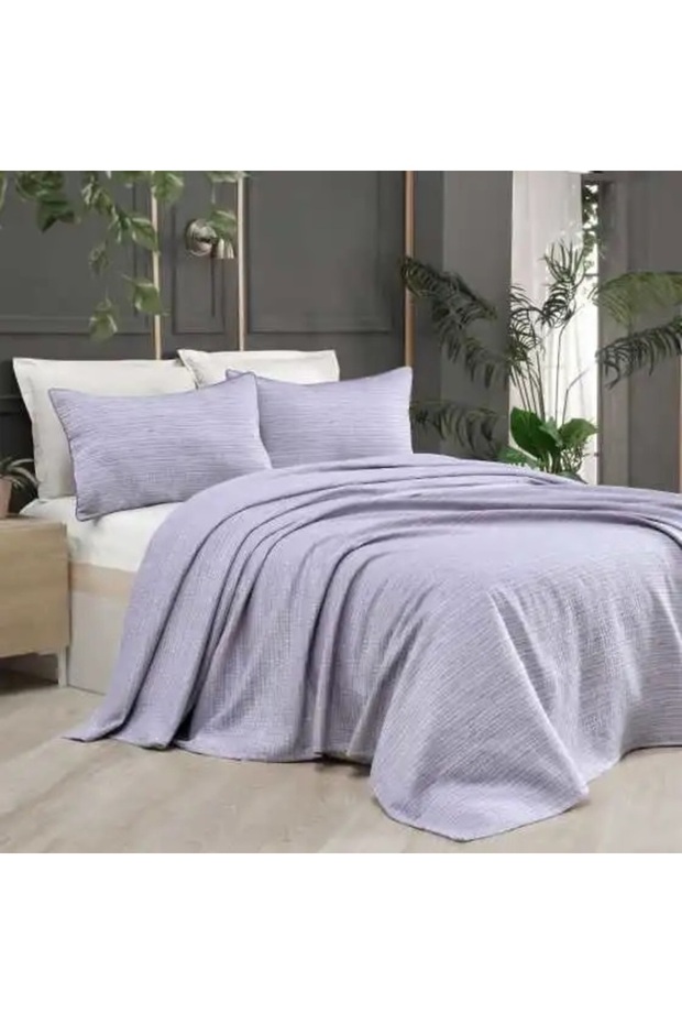 Echo Lila Bedspread Suitable for Single - 1