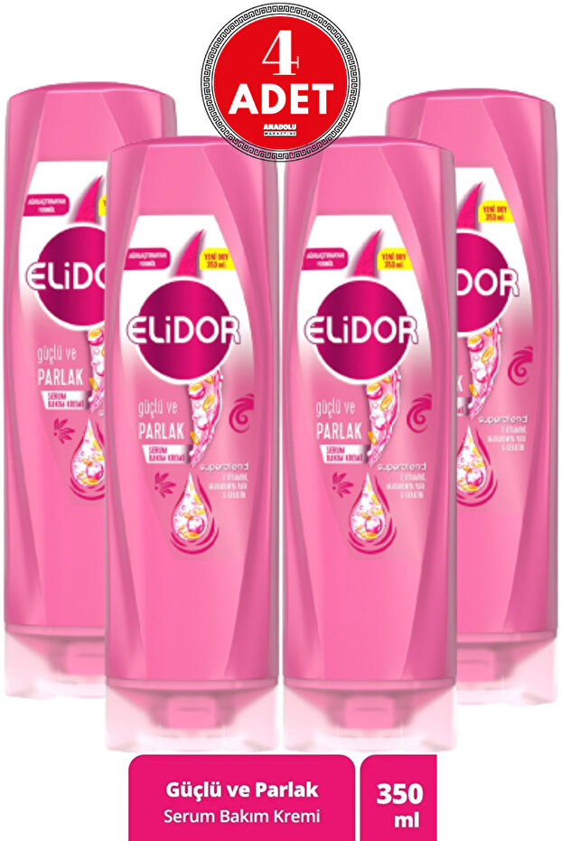 Superblend Hair Care Cream Strong and Shiny Vitamin E Macadamia Oil & Keratin 350 ml 4 Pieces
