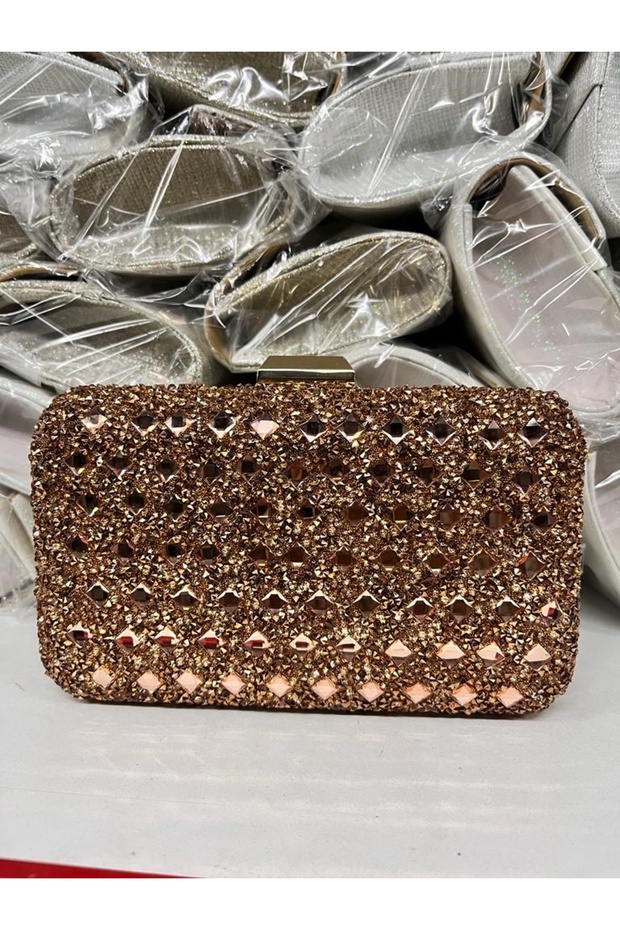 Taşlı abiye çanta - 4