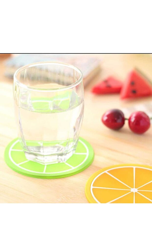 كوستر الفاكهة منقوشة قطعة كوستر - 4