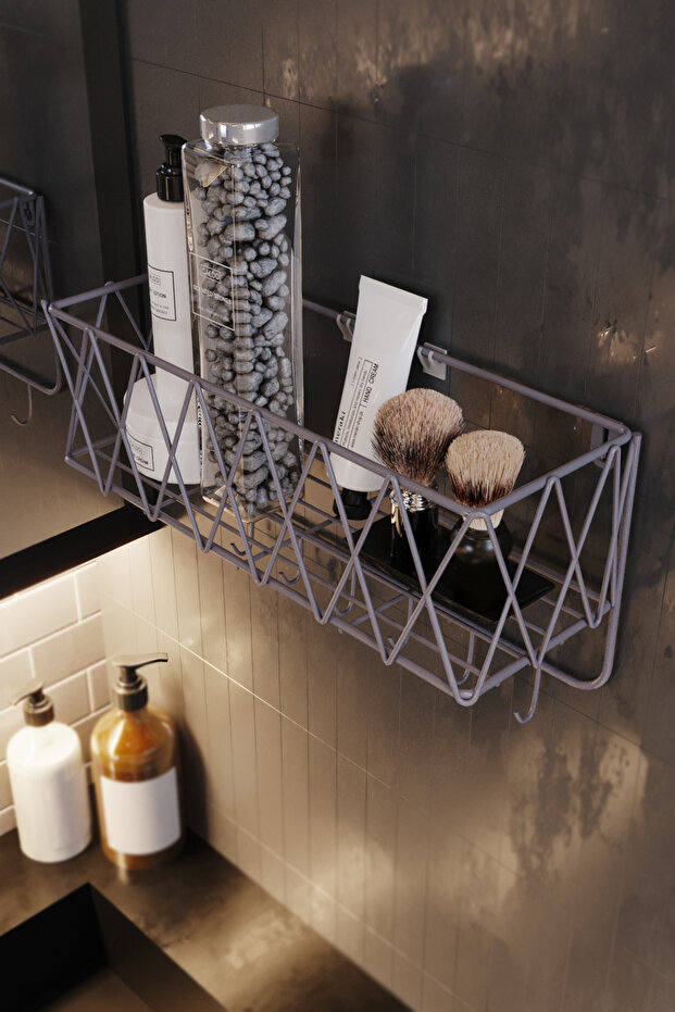 Metal Shampoo Holder Bathroom Shelf Bath Organizer Organizer