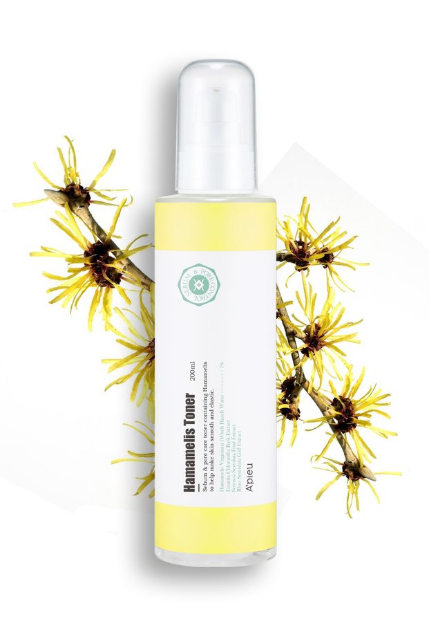 Anti-Oil and Anti-Pore Tonic 200ml Apieu Hamamelis Toner