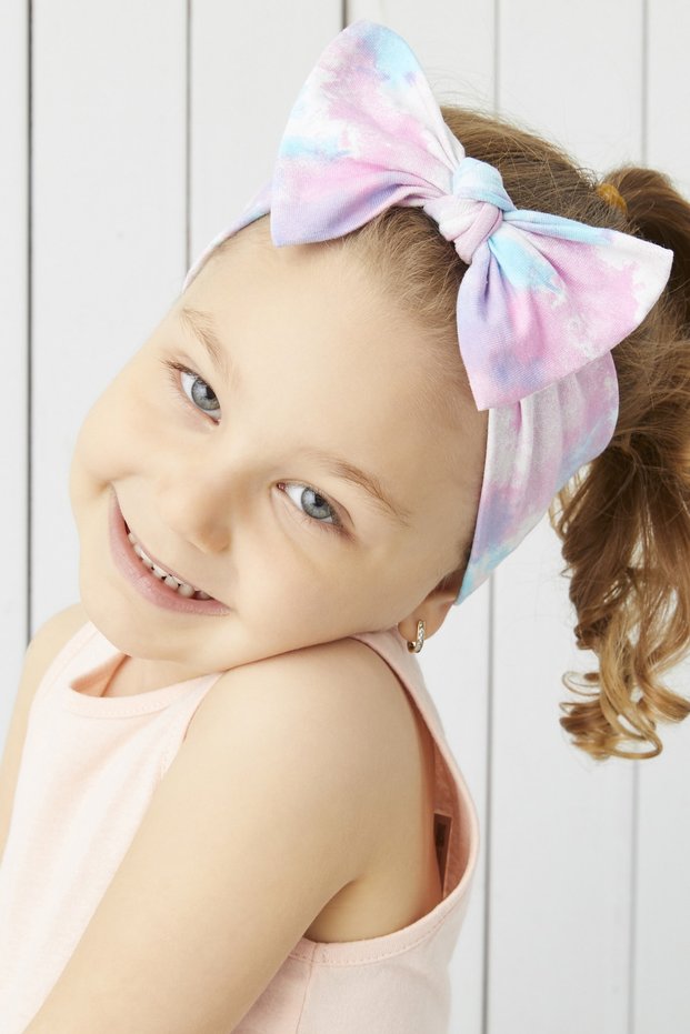 Handmade Soft Bow Tied Natural Cotton Combed Baby Kids Girls Bandana Best Of Series